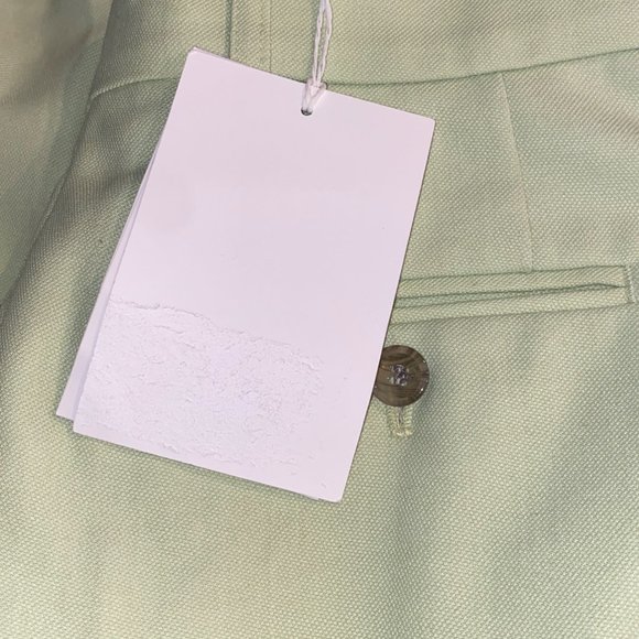 Acne Studios Green Wool Knee Length Shorts Size 32 XS Bermuda High Rise Pleated - Picture 3 of 4